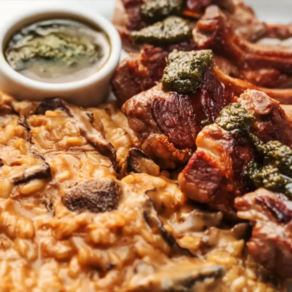 Carré di Agnello con Funghi